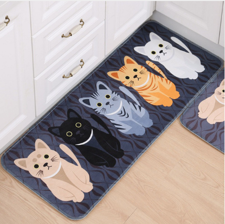 Kitchen, Bathroom, Bedroom Non-Slip Floor Mats
