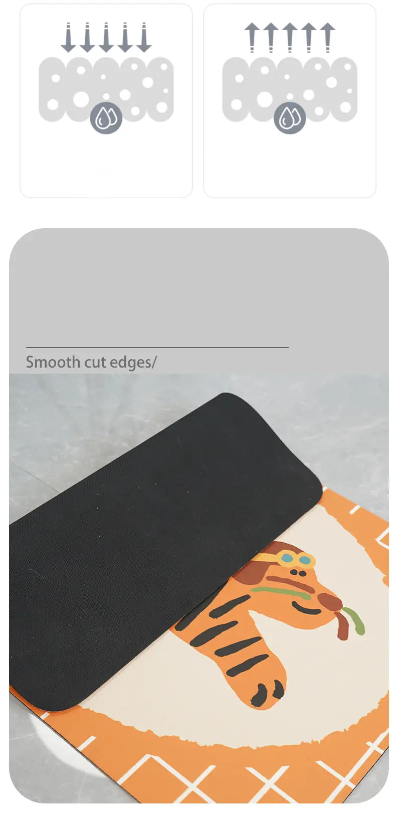 Cartoon Non-Slip Quick Absorbent Bathroom Mat (1pc)