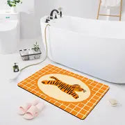 Cartoon Non-Slip Quick Absorbent Bathroom Mat (1pc)