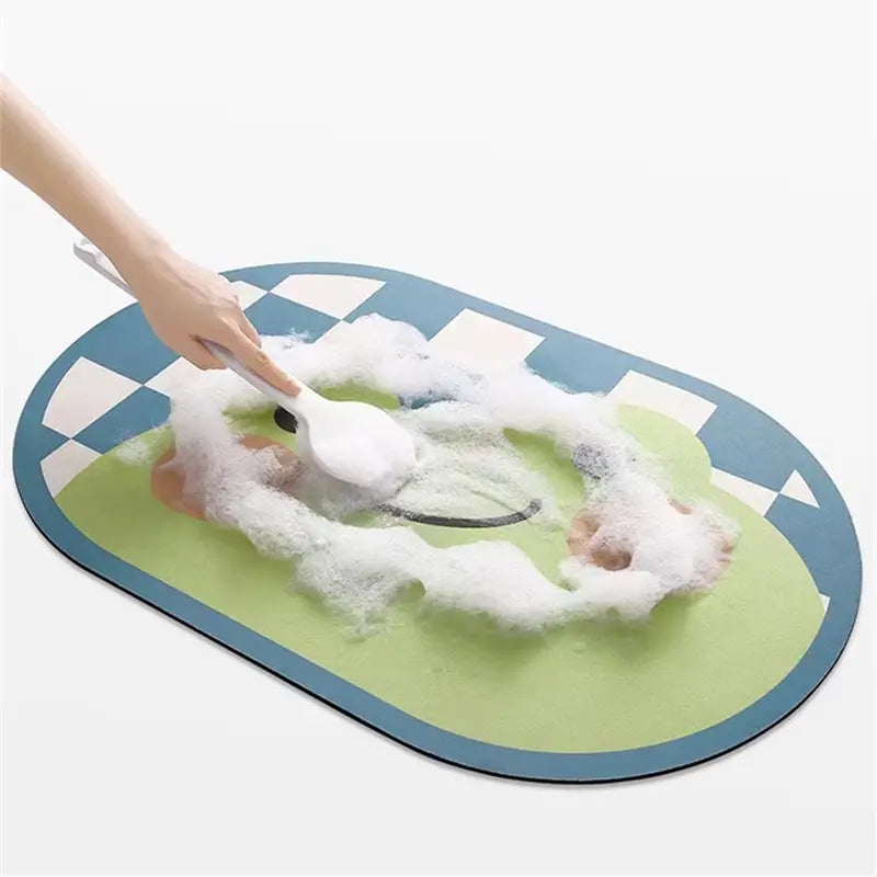 Cartoon Animal Non-Slip Bath Mat 23.6" x 15.7"