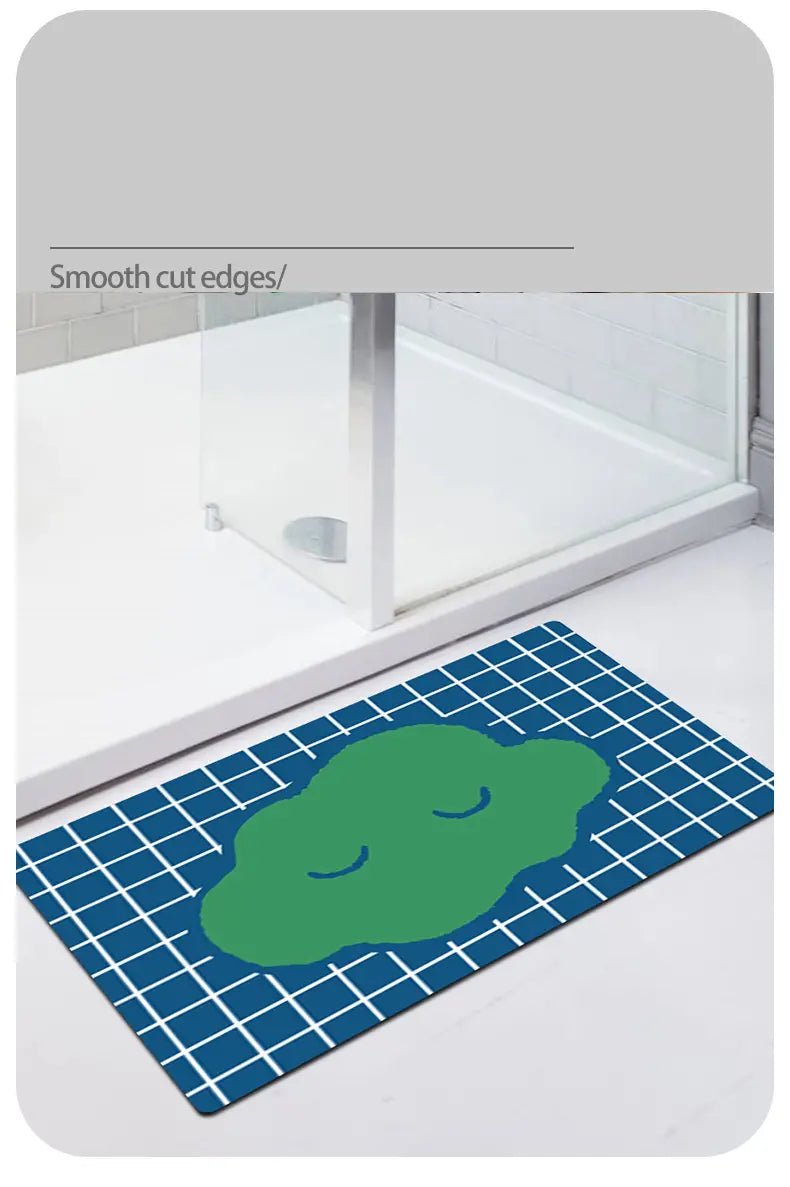 Cartoon Non-Slip Quick Absorbent Bathroom Mat (1pc)