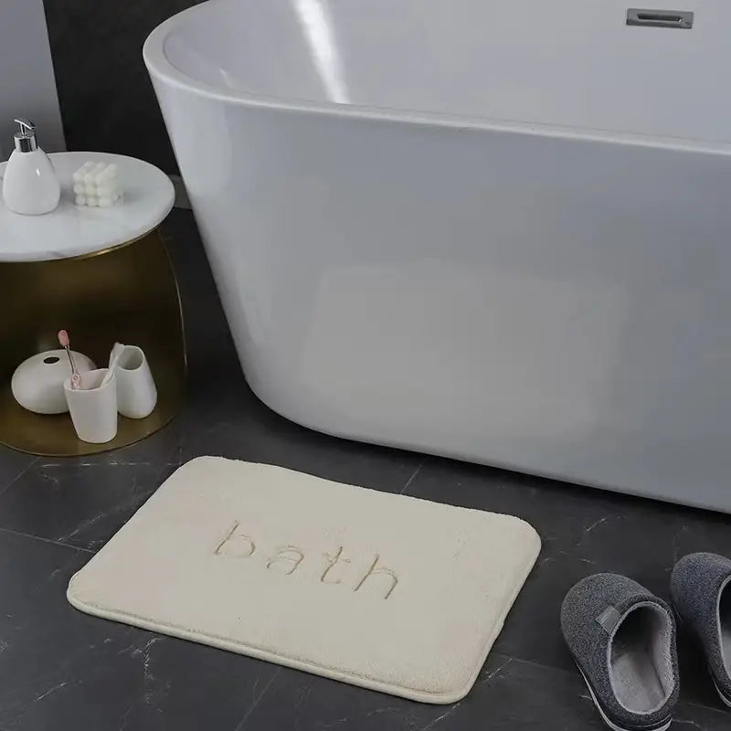 Soft Absorbent Non-Slip Bath Mat for Home Decor
