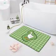 Cartoon Non-Slip Quick Absorbent Bathroom Mat (1pc)